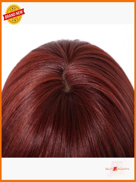 100% Human Hair Wig Long Straight Layered Lightweight Comfortable main image 4